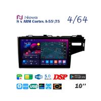 Nova Ts10  Qled 10" 4G  для Honda Fit 2013 - 2018