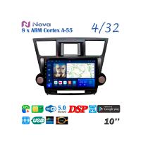 Nova Ts18  iPs 10" 4G  для Toyota Highlander 2007 - 2013