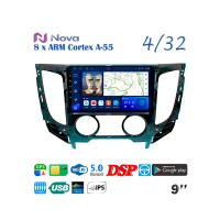 Nova Ts18  iPs  9" 4G  для Mitsubishi L200 2015 - 2018 Тип 2