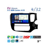 Nova Ts18  iPs  9" 4G  для Mitsubishi Outlander 2013 - 2020 RHD