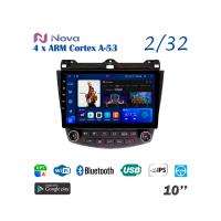 Nova A8  iPs 10" 4G  для Honda Accord 2002 - 2007
