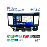 Nova Ts18  iPs 10" 4G  для Mitsubishi Lancer 2008 - 2020