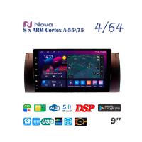 Nova Ts10  Qled 9" 4G  для BMW E39\E53 1995 - 2003