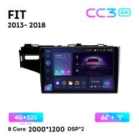 Teyes CC3 2К 10"  4/32 4G  для Honda Fit 2013 - 2018 LHD