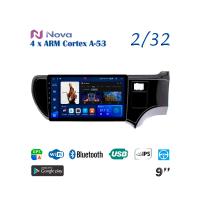 Nova A8  iPs 9"  для Toyota Aqua 2012 - 2017