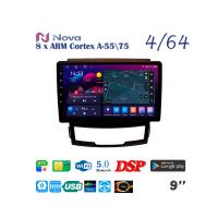 Nova Ts10  Qled  9" 4G  для Ssang Yong Actyon 2011 - 2013