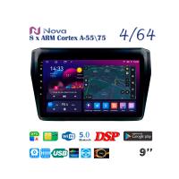 Nova Ts10  Qled 9" 4G  для Suzuki Swift 2016 - 2020