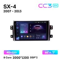 Teyes CC3 2К 9"  4/32 Гб 4G  для Suzuki SX4 2007 - 2013