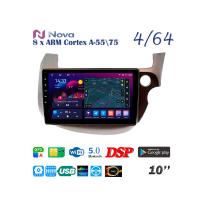 Nova Ts10  Qled 10" 4G  для Honda Fit 2007 - 2013
