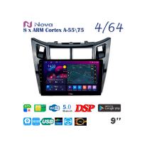 Nova Ts10  Qled 9" 4G  для Toyota Vitz 2005 - 2010 Тип 2