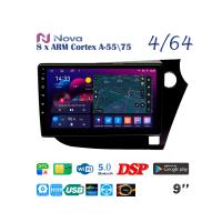 Nova Ts10  Qled  9" 4G  для Honda Insight 2009-2013