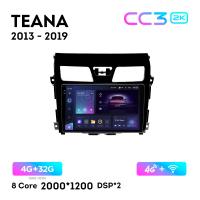 Teyes CC3 2К 10"  4/32 Гб 4G  для Nissan Teana 2013 - 2019