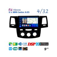 Nova Ts18  iPs  9" 4G  для Toyota Hilux 2011 - 2015 Тип 1