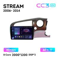 Teyes CC3 2К 10"  4/32 Гб 4G  для Honda Stream 2006 - 2014