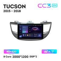 Teyes CC3 2К 9"  4/32 Гб 4G  для Hyundai Tucson 2015 - 2018