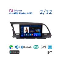Nova A8  iPs 9"  для Hyundai Elantra Avante 2015 - 2019