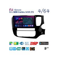 Nova Ts10  Qled  9" 4G  для Mitsubishi Outlander 2013 - 2020 RHD