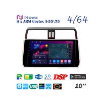 Nova Ts10  Qled 10" 4G  для Toyota Prado 150  2018 - 2024
