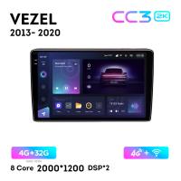 Teyes CC3 2К 10"  4/32 4G  для Honda Vezel 2013 - 2019