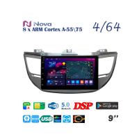 Nova Ts10  Qled 9" 4G  для Hyundai Tucson 2015 - 2018