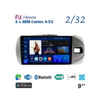Nova A8   iPs 9"  для Toyota Vitz 2015 - 2020 Тип 1