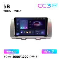 Teyes CC3 2К 9"  4/32 Гб 4G  для Toyota bB 2005 - 2016
