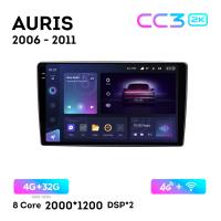 Teyes CC3 2К 9"  4/32 Гб 4G  для Toyota Auris 2006 - 2011