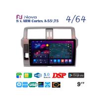 Nova Ts10  Qled 10" 4G  для Toyota Prado 150  2014 - 2017