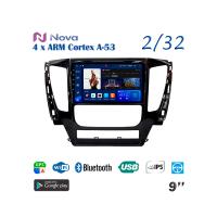 Nova A8  iPs 9"  для Mitsubishi Pajero Sport 2015 - 2020