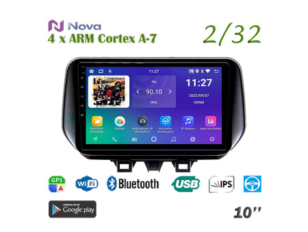 Nova A7 lite  iPs 10" для Hyundai Tucson 2018 - 2020