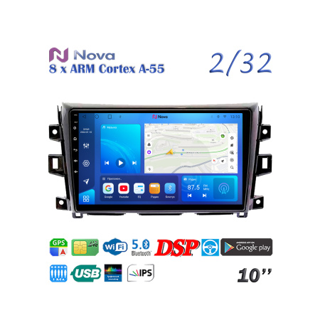 Nova Ts18  Qled 10" 4G  для Nissan Navara NP300 2017 - 2020