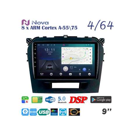Nova Ts10  Qled 9" 4G  для Suzuki Vitara 2015 - 2020