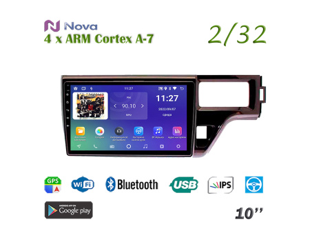 Nova A7 lite  iPs 10" для Honda Stepwgn 2015 - 2020